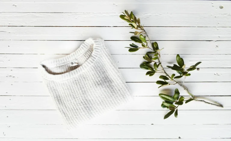 Clothing laid out flat for product photography