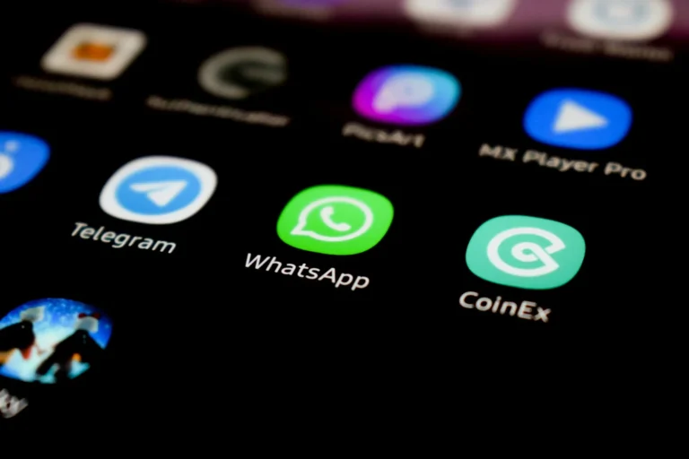 WhatsApp app icon on a smartphone home screen